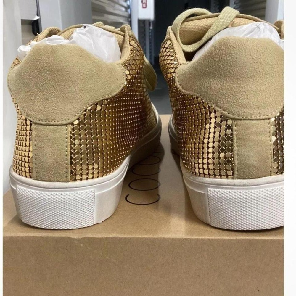 NWT Coconuts by Matisse | Downtown‎ Sneaker | Gold Size 6 - Picture 4 of 10